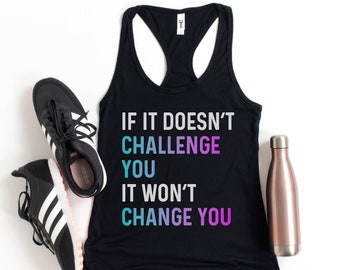 Motivational Workout Tank for Women