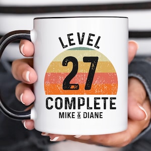 27th Anniversary Mug, 27th Anniversary Gift for Him and Her, 27 Year Anniversary Gift for Husband Wife, Gift for 27th Wedding Anniversary