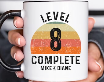 8th Anniversary Mug, 8th Anniversary Gift for Him and Her, 8 Year Anniversary Gift for Husband Wife, Gift for 8th Wedding Anniversary