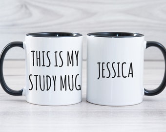 Study Gift, Study Mug, College Student Gift, College Student Mug, Gift for College Student, Off to College Gift, University Student Gift