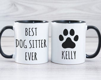 Dog Sitter Gift, Personalized Dog Sitter Mug, Dog Sitter Coffee Mug, Gift for Dog Sitter, Dog Sitting Gift, Dog Sitter Thank You Gift