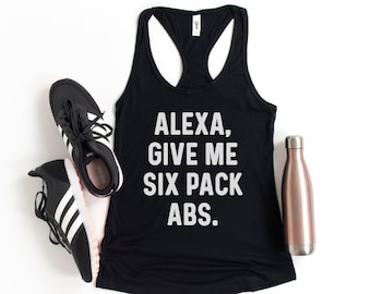 Funny Workout Tank for Women, Gym Humor Racerback Tank, Sarcastic Fitness Top, Women's Workout Shirt