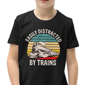 Kids Train Shirt, Train Shirt Boys, Youth Train Tee Shirt, Funny Boys Shirts, Train Gifts for Boys, Boys Train T-Shirt, Boys Tees