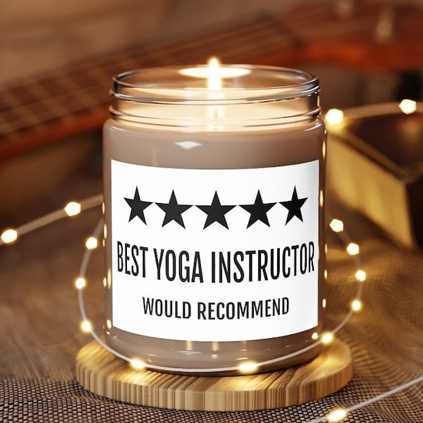 Yoga Candles Etsy