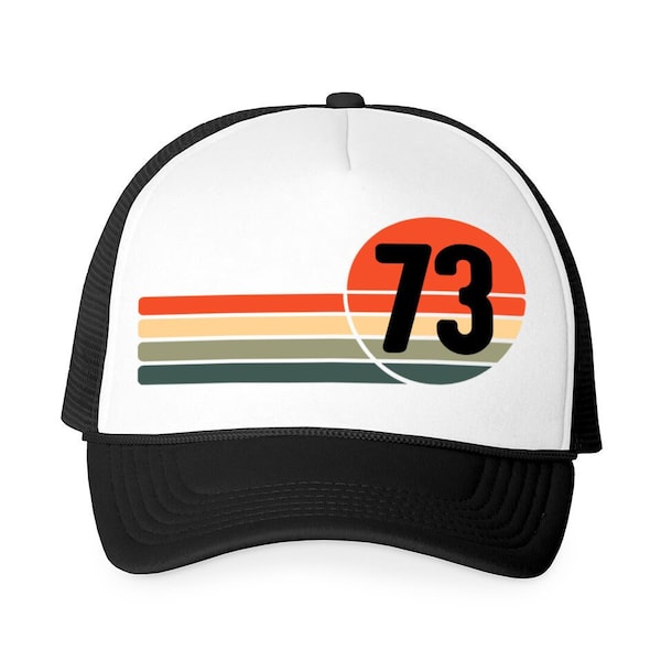 1973 Retro Trucker Hat for Men Women, 51st Birthday Hat for Him Her, Birthday Gift for 51 Year Old