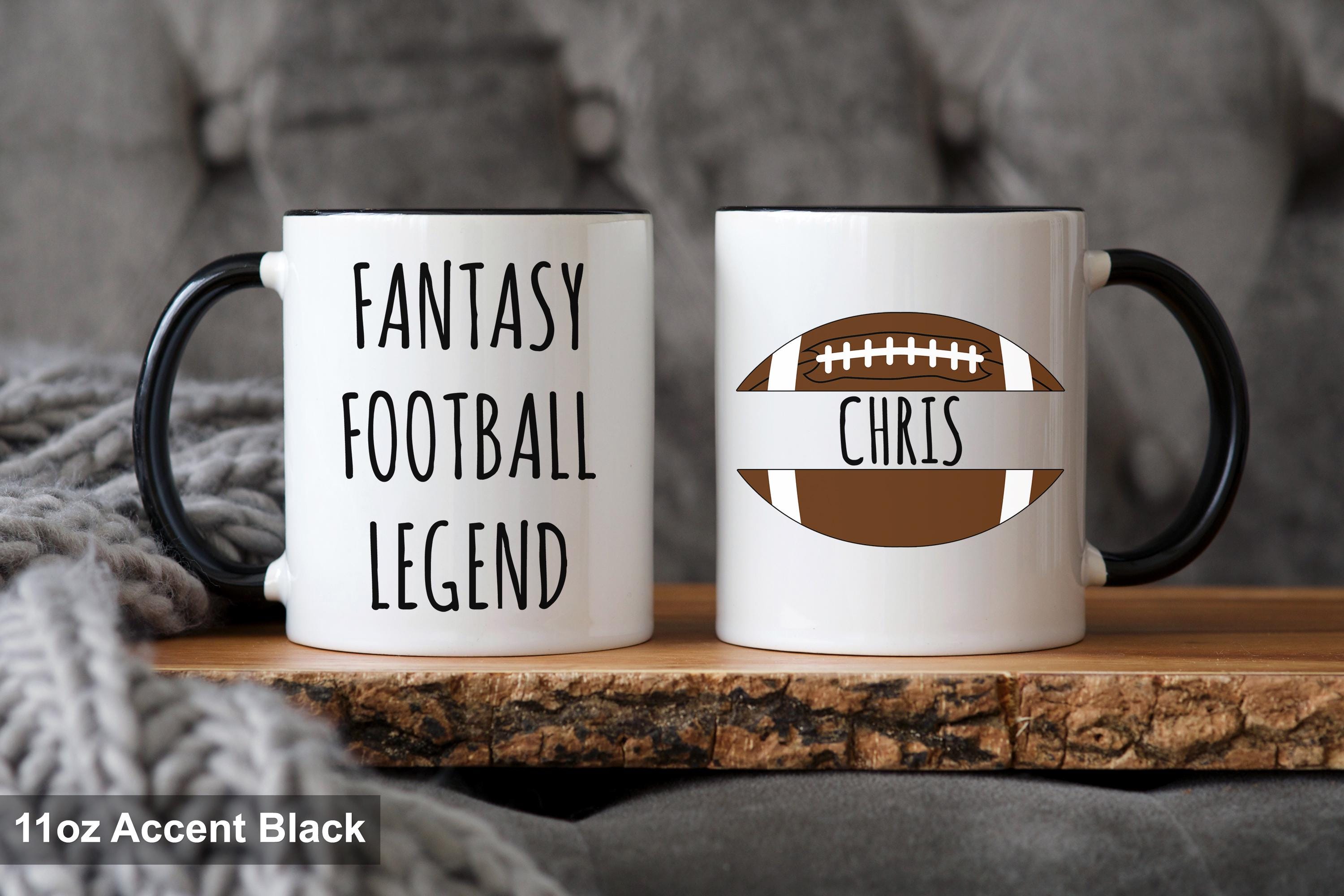 Personalized Fantasy Football Mug, Fantasy Football Gifts - Etsy