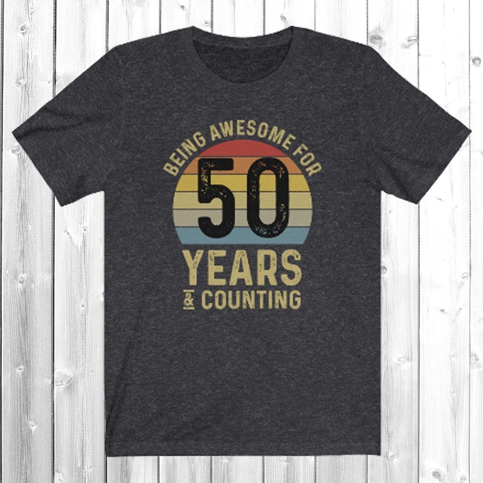50th Birthday Shirt for Men 50th Birthday Tshirt for Husband Etsy