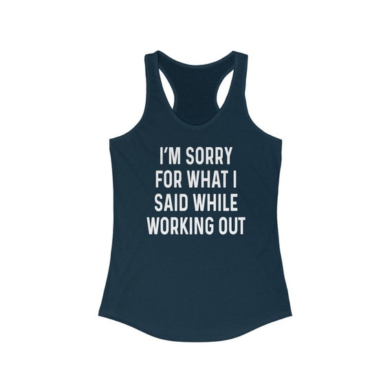 Cheap funny deals workout tanks