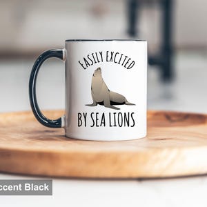 Sea Lion Mug, Funny Gift for Sea Lion Lover image 6