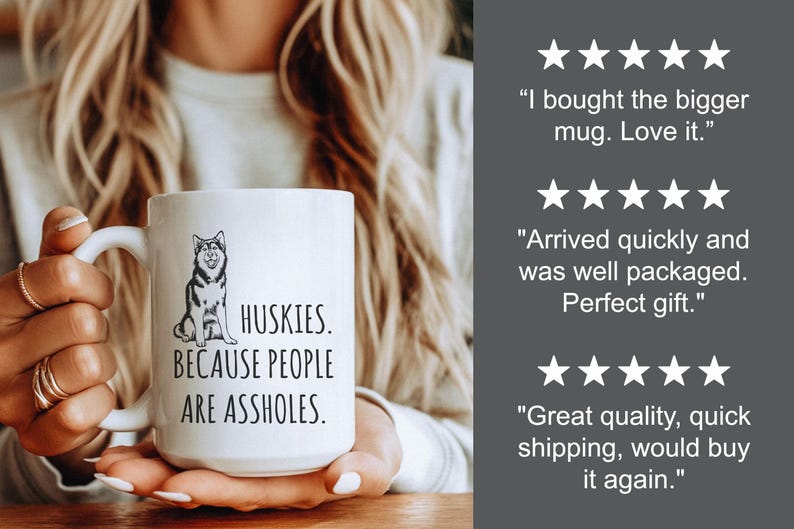 Husky Mug – Funny Husky Lover Gift, Husky Owner Coffee Cup image 9