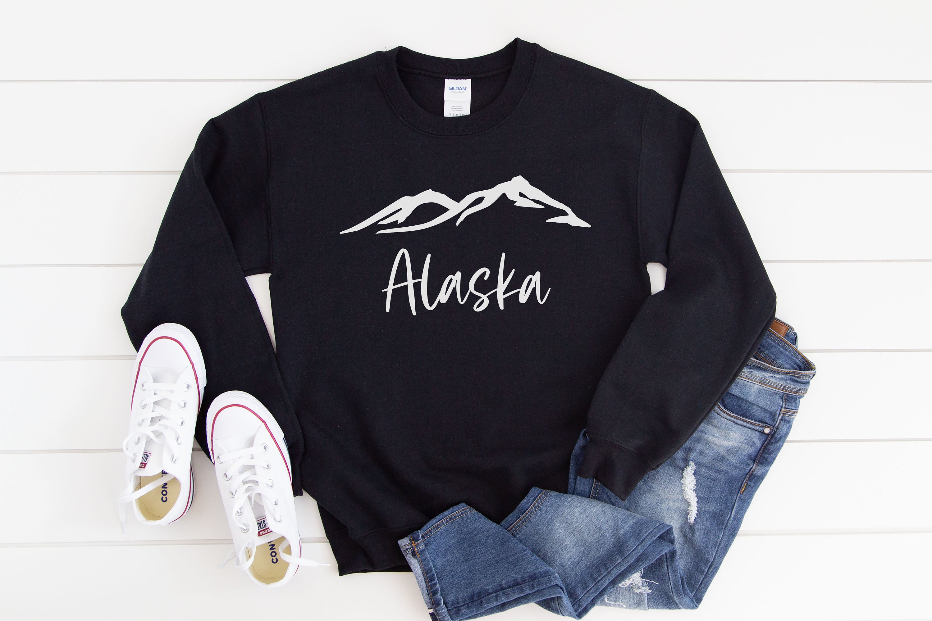 Alaska Sweatshirt Alaska Sweater Alaska Lover Alaska Gifts Etsy