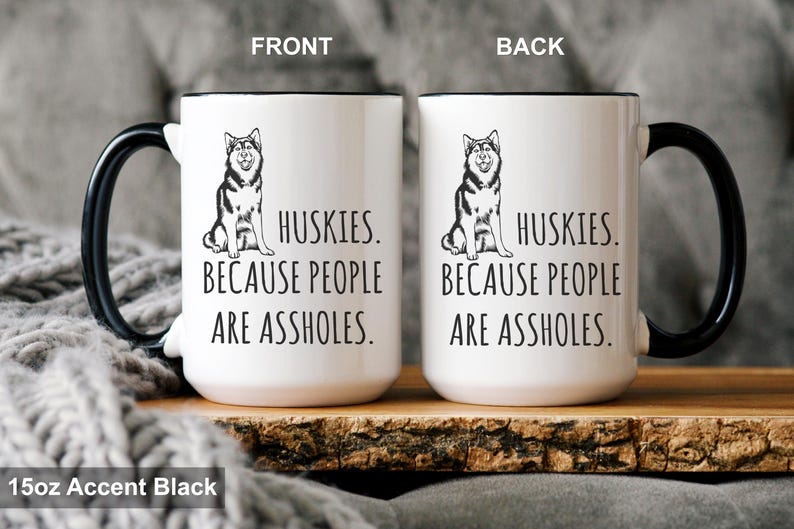 Husky Mug – Funny Husky Lover Gift, Husky Owner Coffee Cup image 3