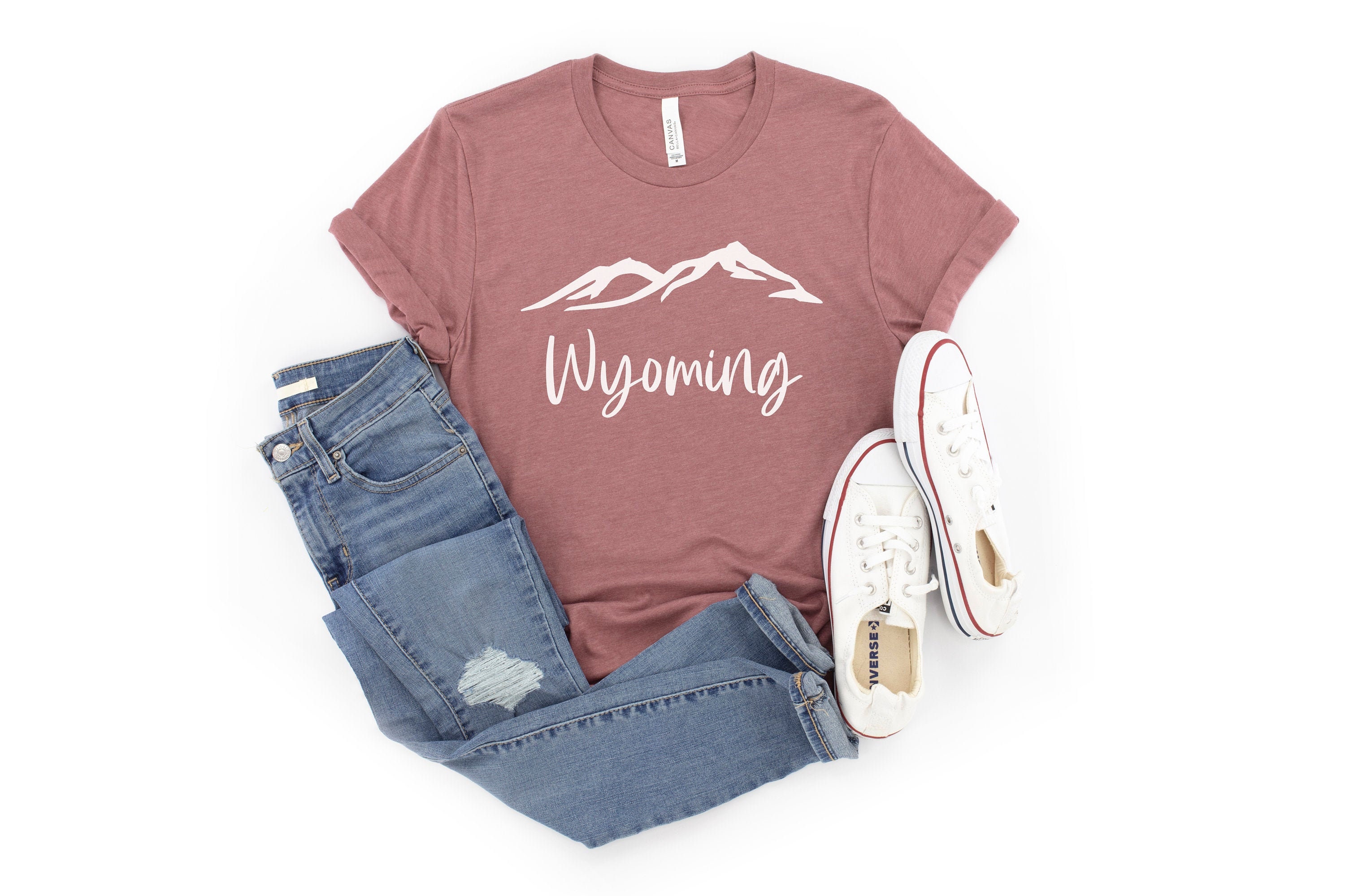 Wyoming Shirt Wyoming Tee Shirt Womens Wyoming Tshirt Etsy UK