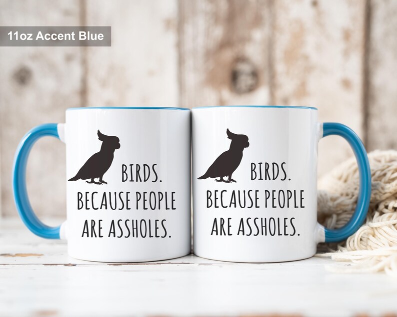 Funny Bird Mug, Bird Lover Gift, Bird Coffee Mug afbeelding 8