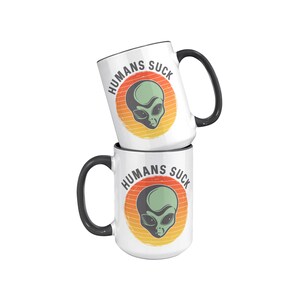Alien Gifts, Alien Mug, Alien Coffee Mug, Alien Coffee Cup, Extraterrestrial Gift, UFO Mug, UFO Gift 15oz Accent Mug
