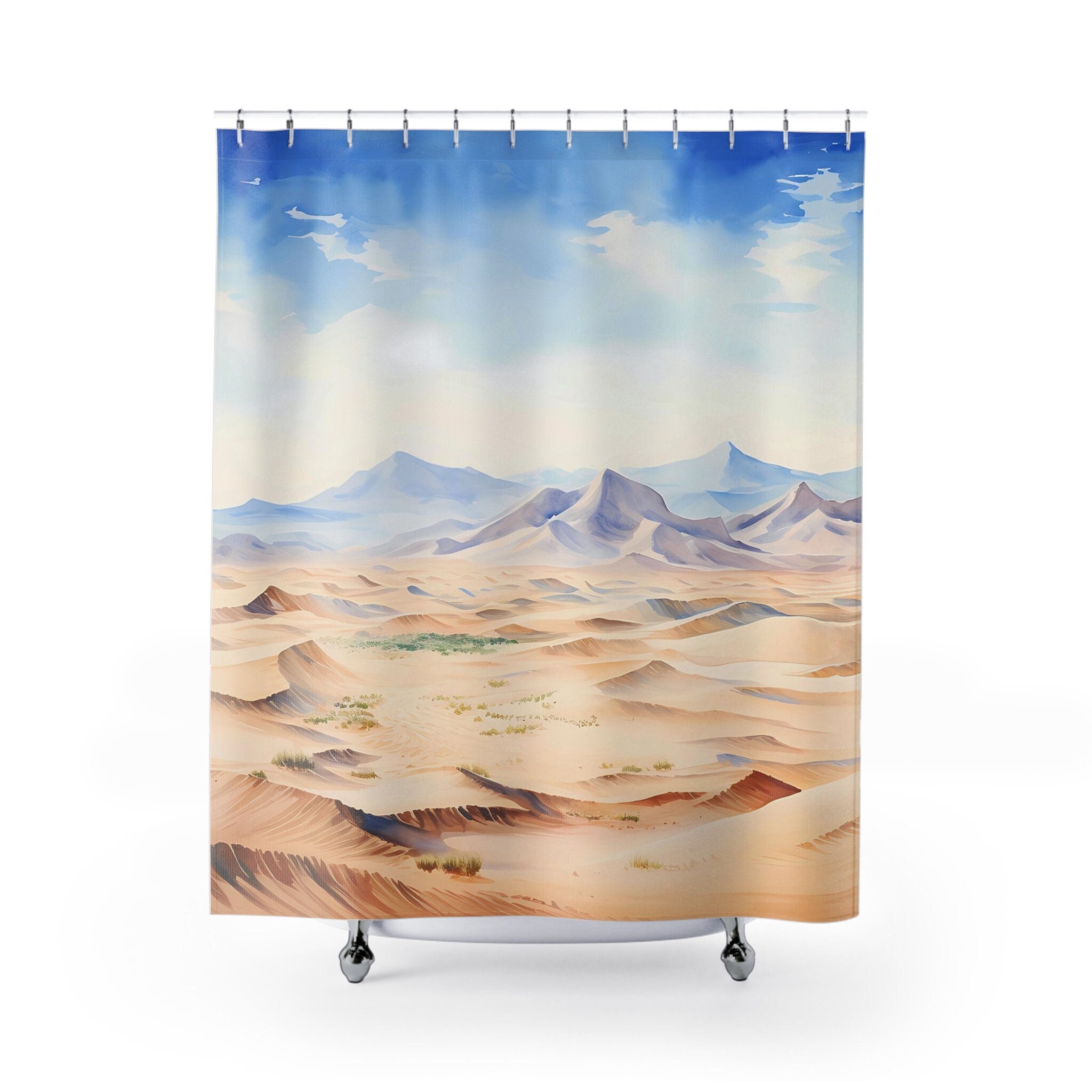 Desert Sand Dunes Nature Scenery Landscape Shower Curtains