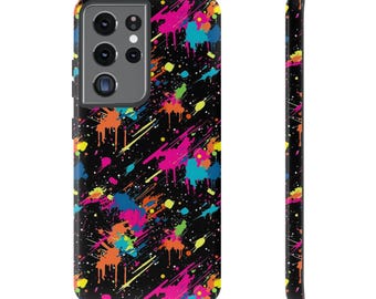 Retro 80s Phone Case, Colorful 1980s Inspired Design for iPhone and Samsung