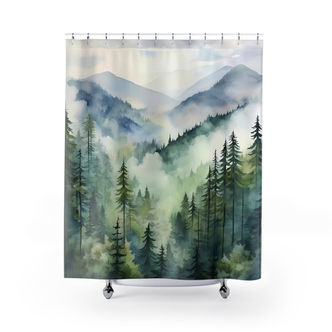 Magic Mountain Shower Curtain