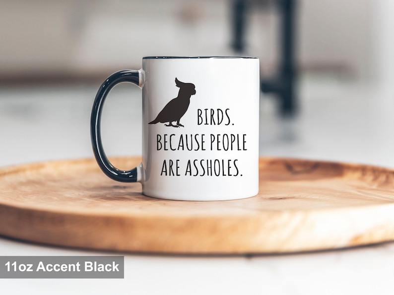 Funny Bird Mug, Bird Lover Gift, Bird Coffee Mug afbeelding 9