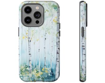 Aspen Tree Forest Phone Case for iPhone and Samsung