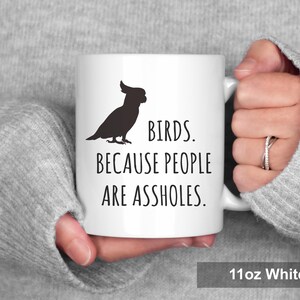 Funny Bird Mug, Bird Lover Gift, Bird Coffee Mug afbeelding 4
