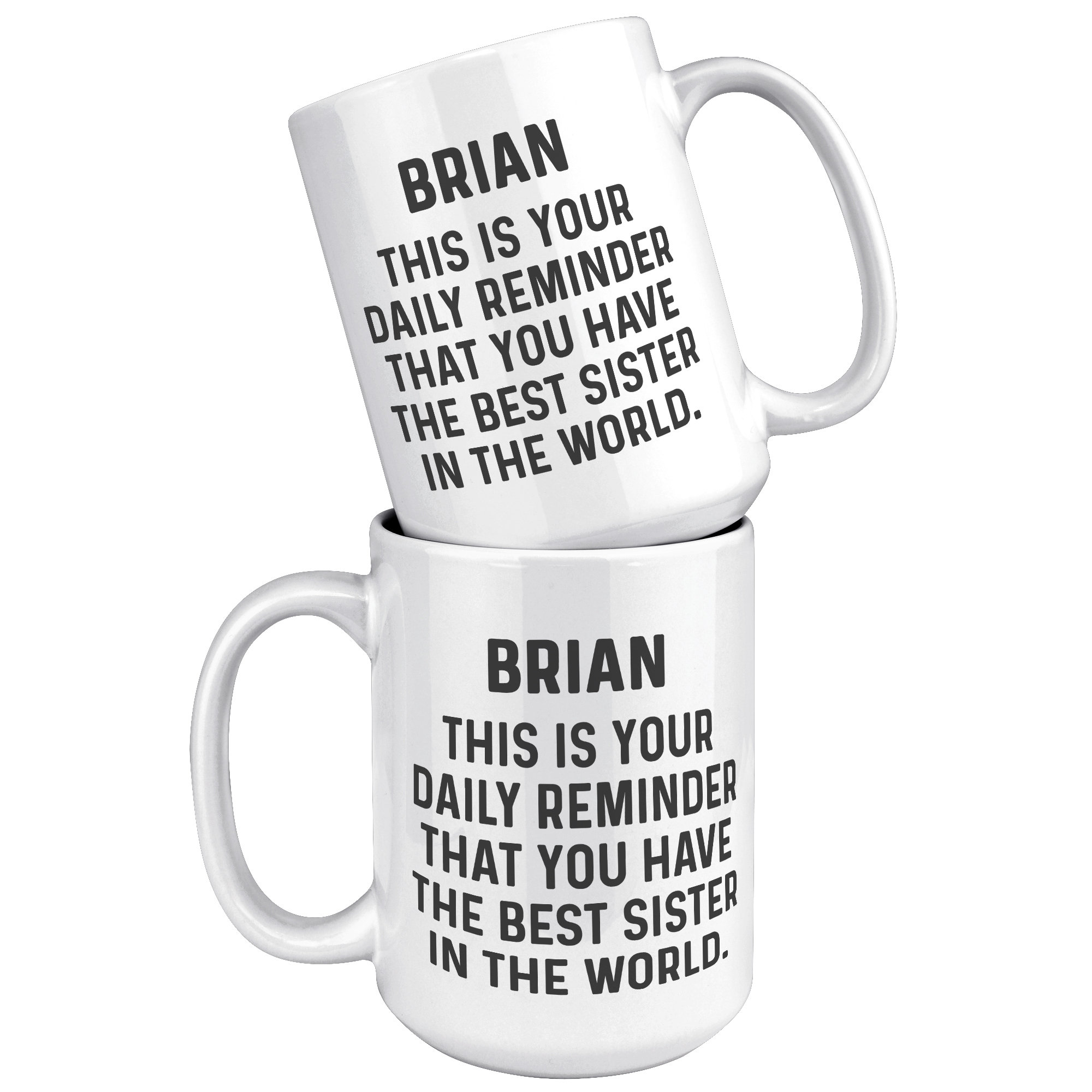 Personalized Brother Mug Brother Coffee Mug Gift for Etsy