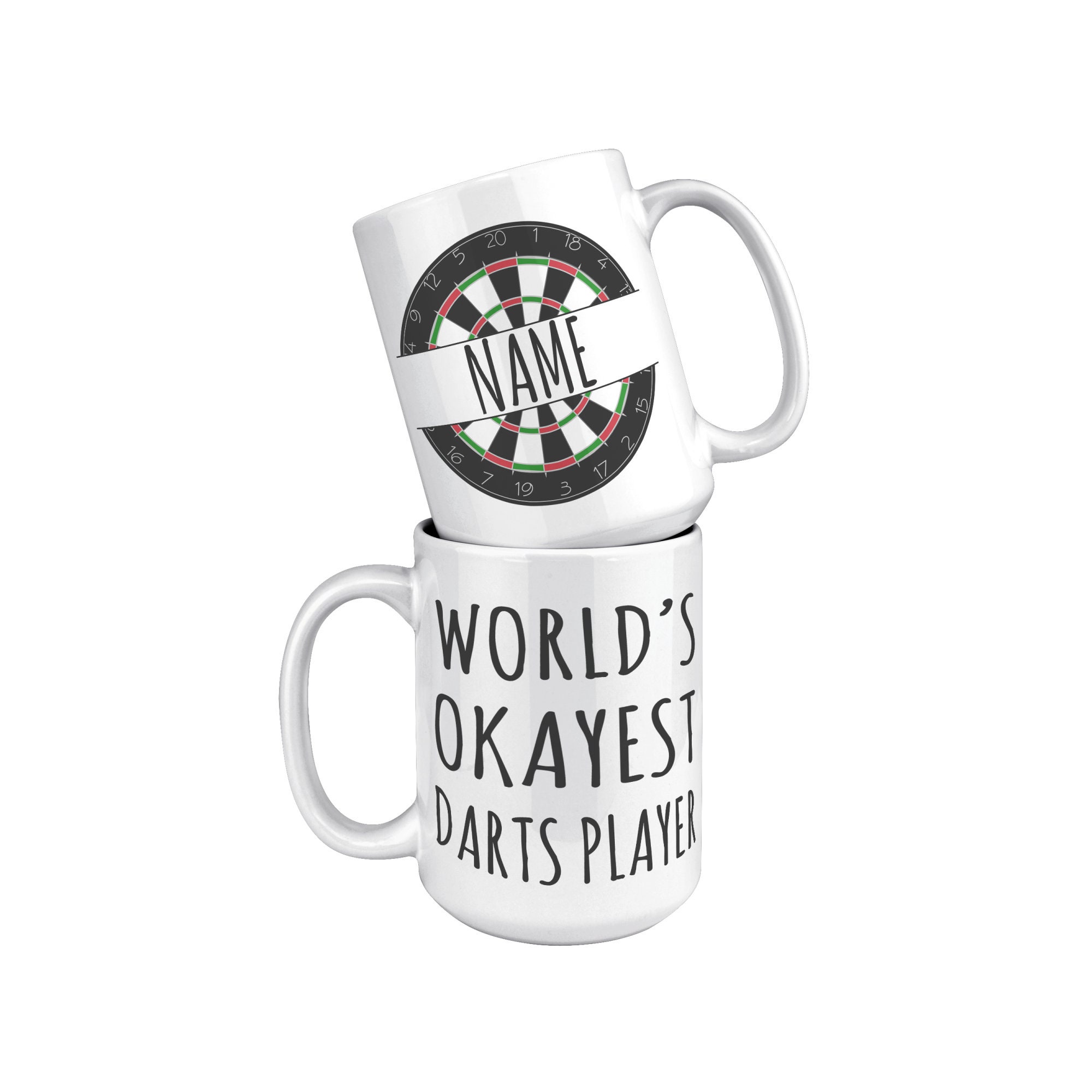 Darts Gifts Personalized Dart Player Gift Darts Mug Darts Etsy