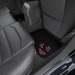 Elegant Purple Butterfly Car Mats Set