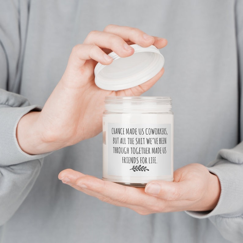 Coworker Candle Gift, Funny Work Candle for Bestie, Office Leaving or Birthday Gift image 5