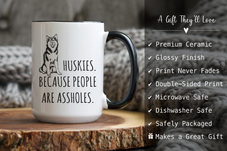 Husky Mug – Funny Husky Lover Gift, Husky Owner Coffee Cup image 6