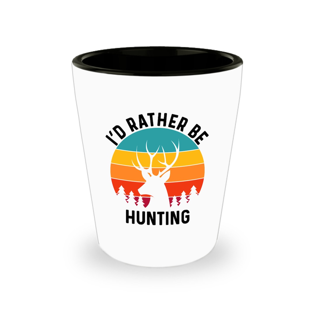 Hunting Shot Glass, Deer Hunting Gift, Gift for Deer Hunter, Hunter