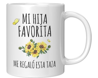 Taza de Cafe Para Mama, Regalo Para Mama de Hija, Taza Para Mama, Spanish Gifts for Mom, Regalo Para Dia de La Madre, Mom Gift in Spanish