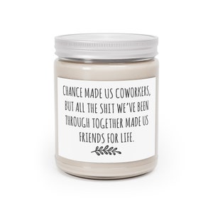 Coworker Candle Gift, Funny Work Candle for Bestie, Office Leaving or Birthday Gift image 2