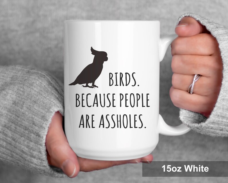 Funny Bird Mug, Bird Lover Gift, Bird Coffee Mug afbeelding 7