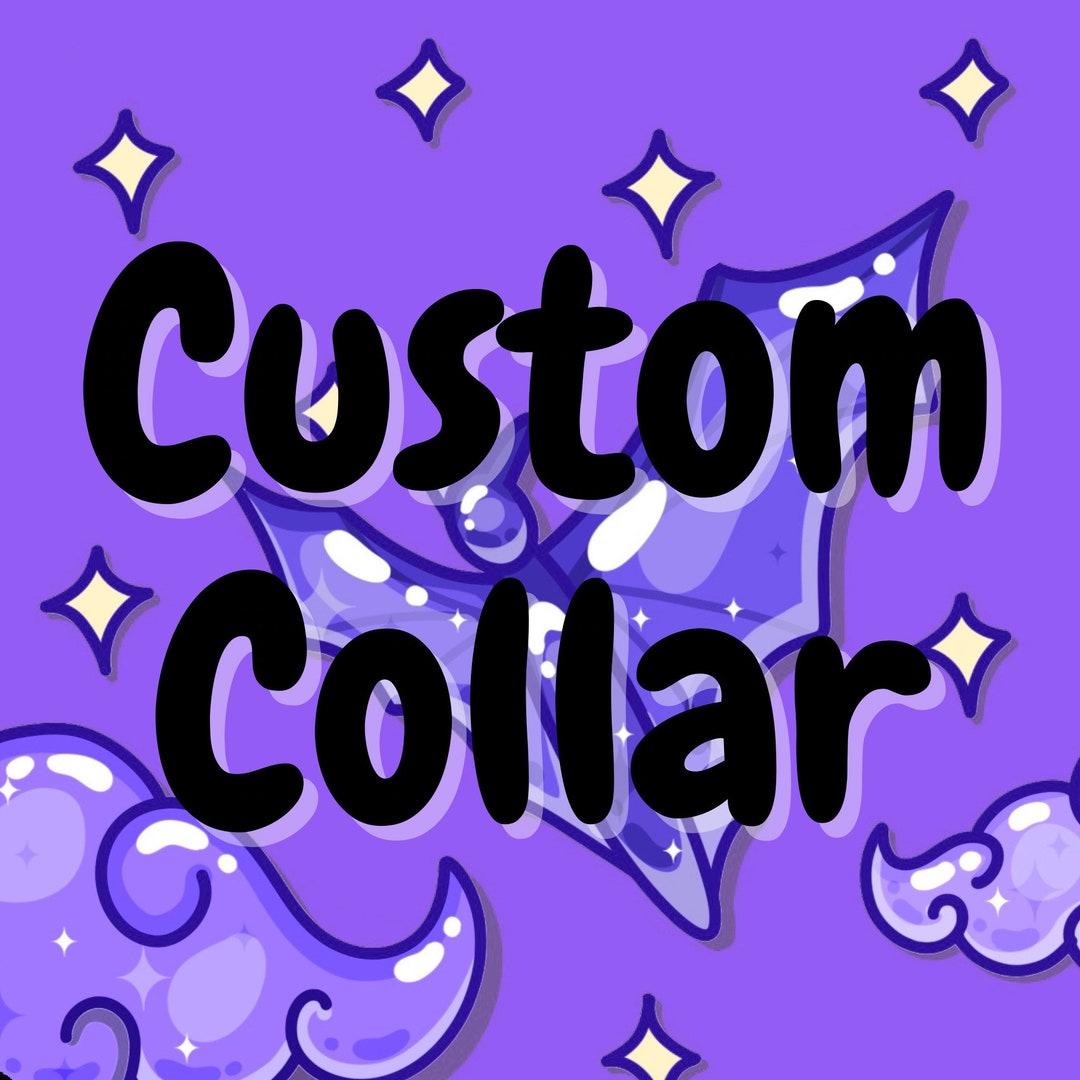 Custom Collar / Kitten Play Collar / Tug Proof Collar / Pet Play Collar