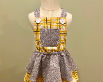 Little girls overall dress