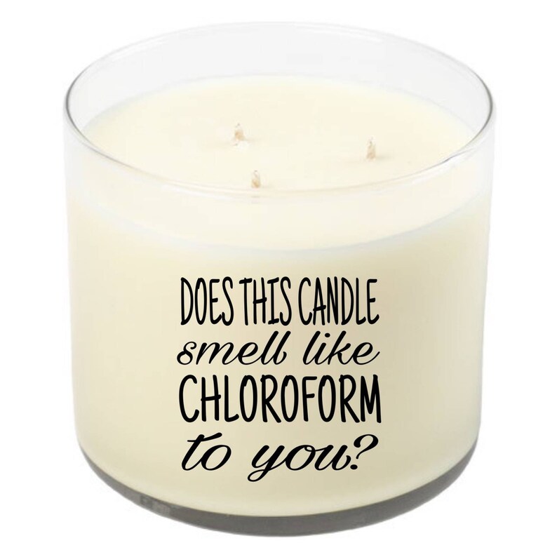 Does this candle smell like chloroform to you. Etsy