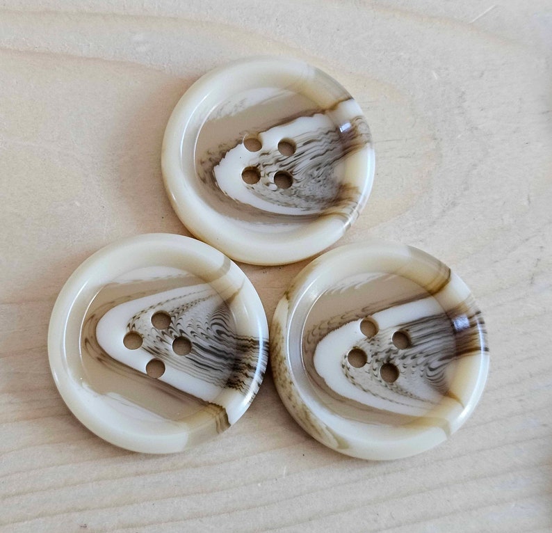 GLACIER / 20-30mm / Resin Buttons / Sewing Buttons image 2