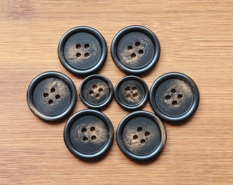 HAZEL NEBULA / 18-25mm / Resin Buttons / Sewing Buttons