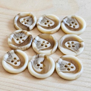 GLACIER / 20-30mm / Resin Buttons / Sewing Buttons image 6