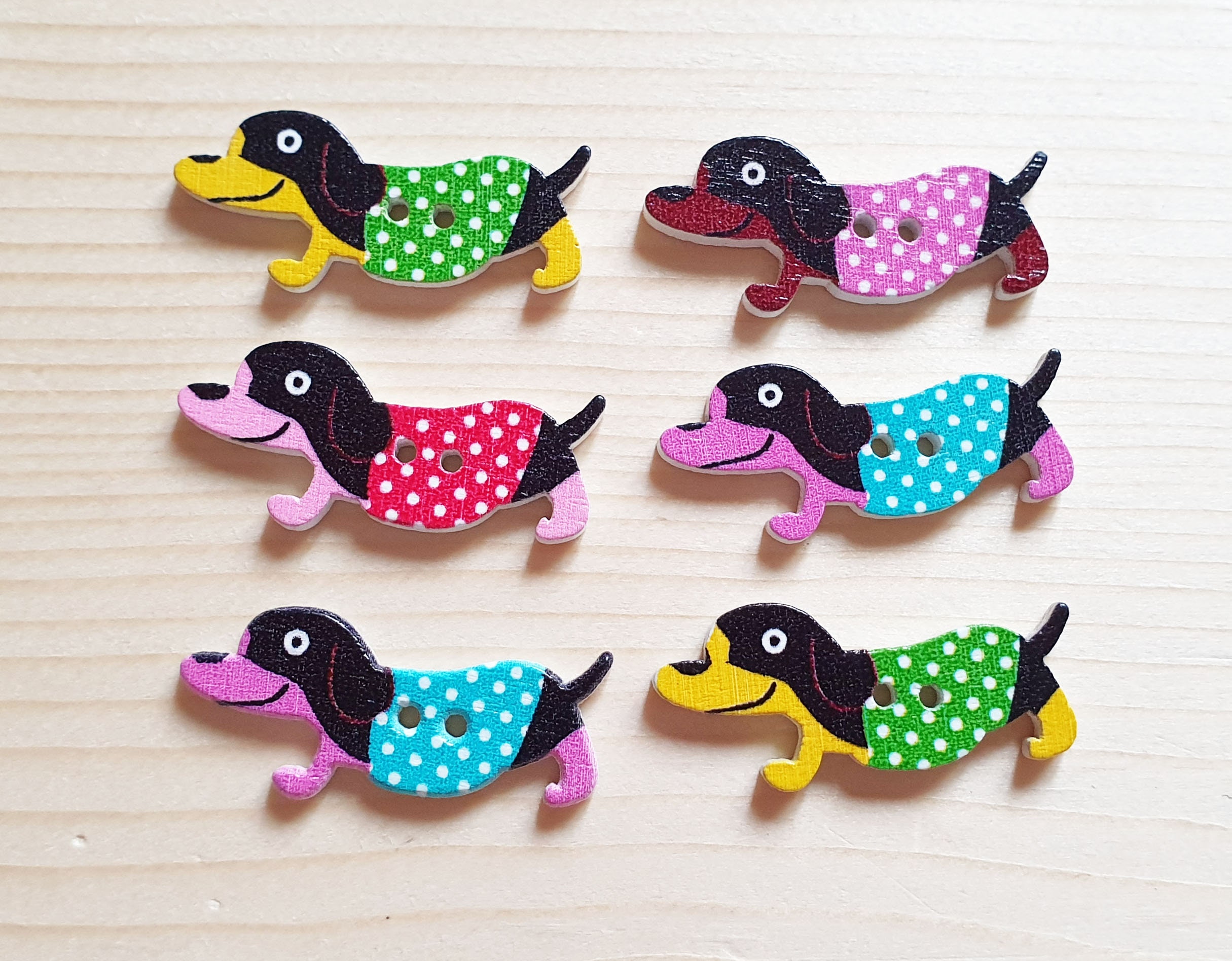 Dog Sewing Buttons 