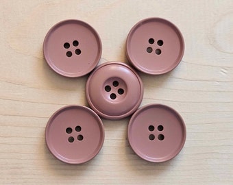 PASTEL DUSTY PINK Korean Style Resin / 15-25mm / Resin Buttons / Sewing Buttons