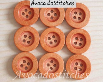 Ushaworks Printed Wooden Buttons with Floral Engraving 4-Hole Craft Buttons for Sewing, Scrapbooking, and DIY Ushaworks Printed Wooden Buttons with Floral Engraving 4-Hole Craft Buttons for Sewing, Scrapbooking, and DIY