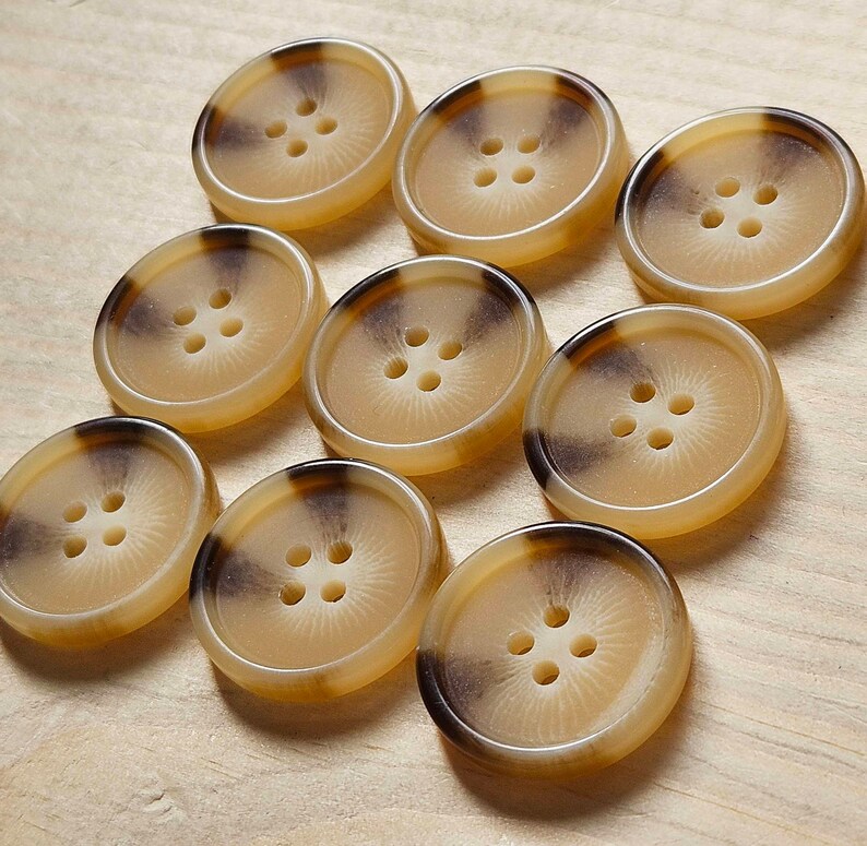 CARAMEL LEOPARD / 23mm - 6 Buttons / Resin Buttons / Sewing Buttons - Etsy