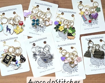 Clearance // Mystery Stitch Marker / 10-Piece Sampler Pack / Knitting Crochet Notions