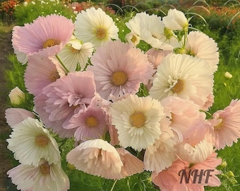 50 Cupcakes Mix Cosmos Flower Seeds