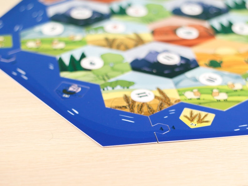 catan board plastic