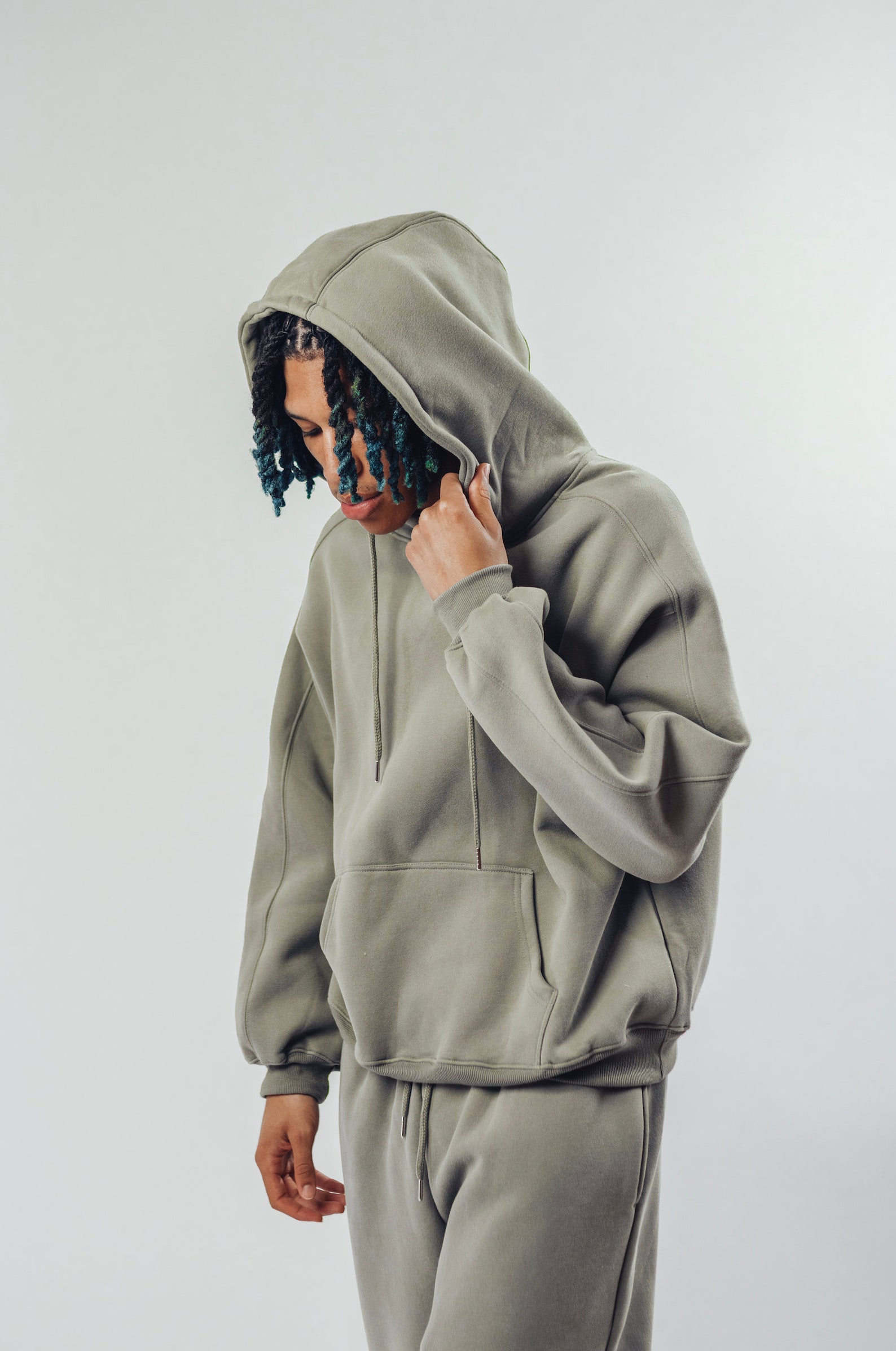 Mens Unisex Sweatsuit Streetwear Green Tracksuit Green Etsy