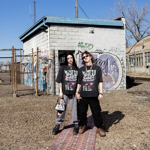 Heavyweight Cotton Graphic Tee: Vintage Wash Streetwear T-Shirt image 9