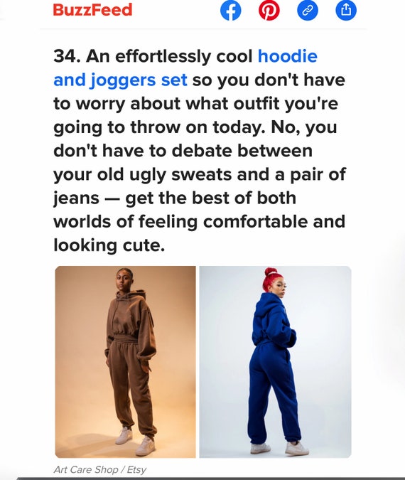 Femmes Sweats à capuche Sweatsuits Casual Fitness Lounge Sets Solid Color  Two Piece Outfit